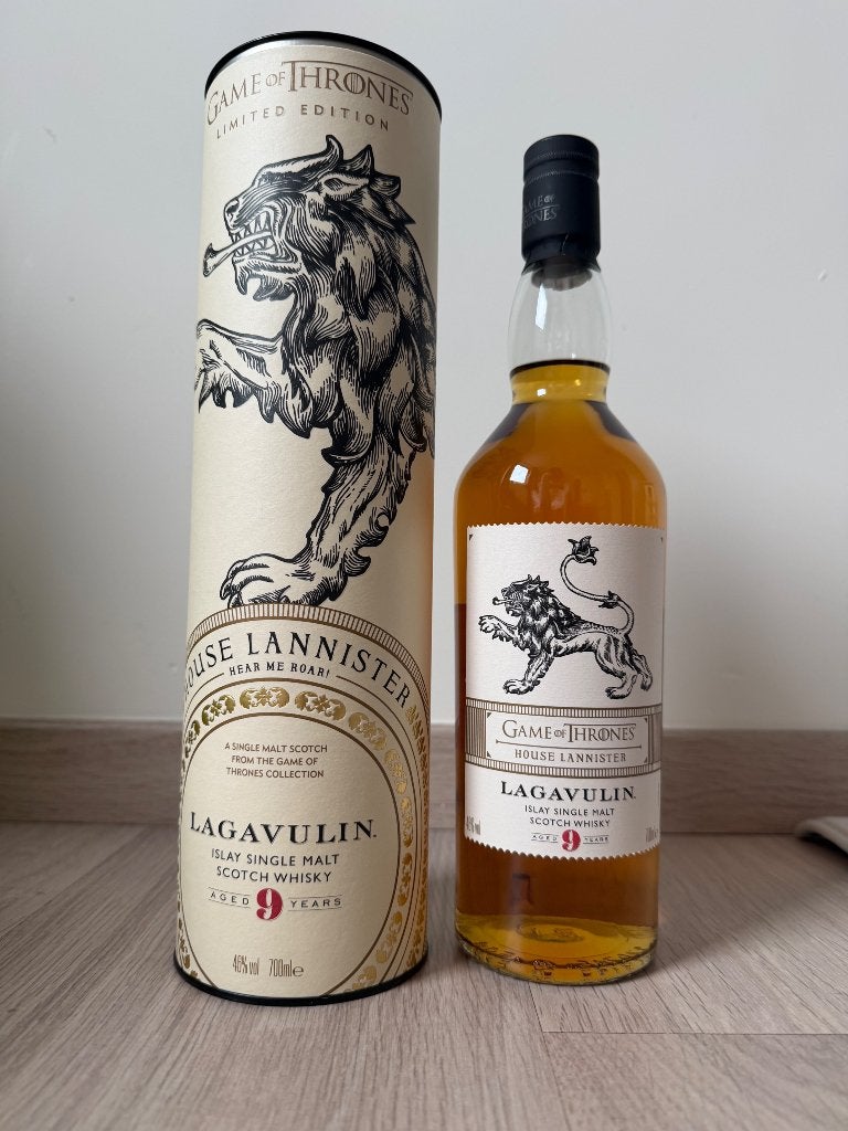 Lagavulin 9 Year Old Game of Thrones ‘House Lannister’, Verzamelen, Ophalen of Verzenden, Nieuw, Overige typen