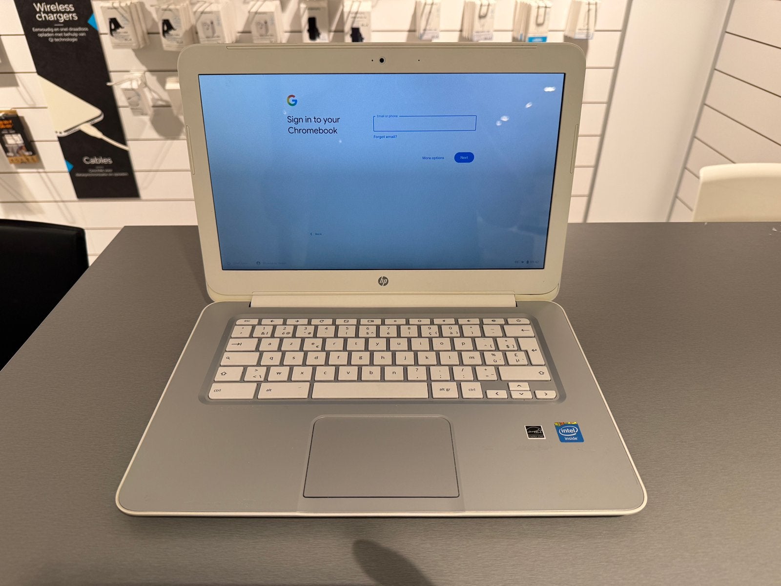Hp 14-q021nb chromebook te koop, Informatique & Logiciels, 14 pouces, Enlèvement ou Envoi, Utilisé, Azerty