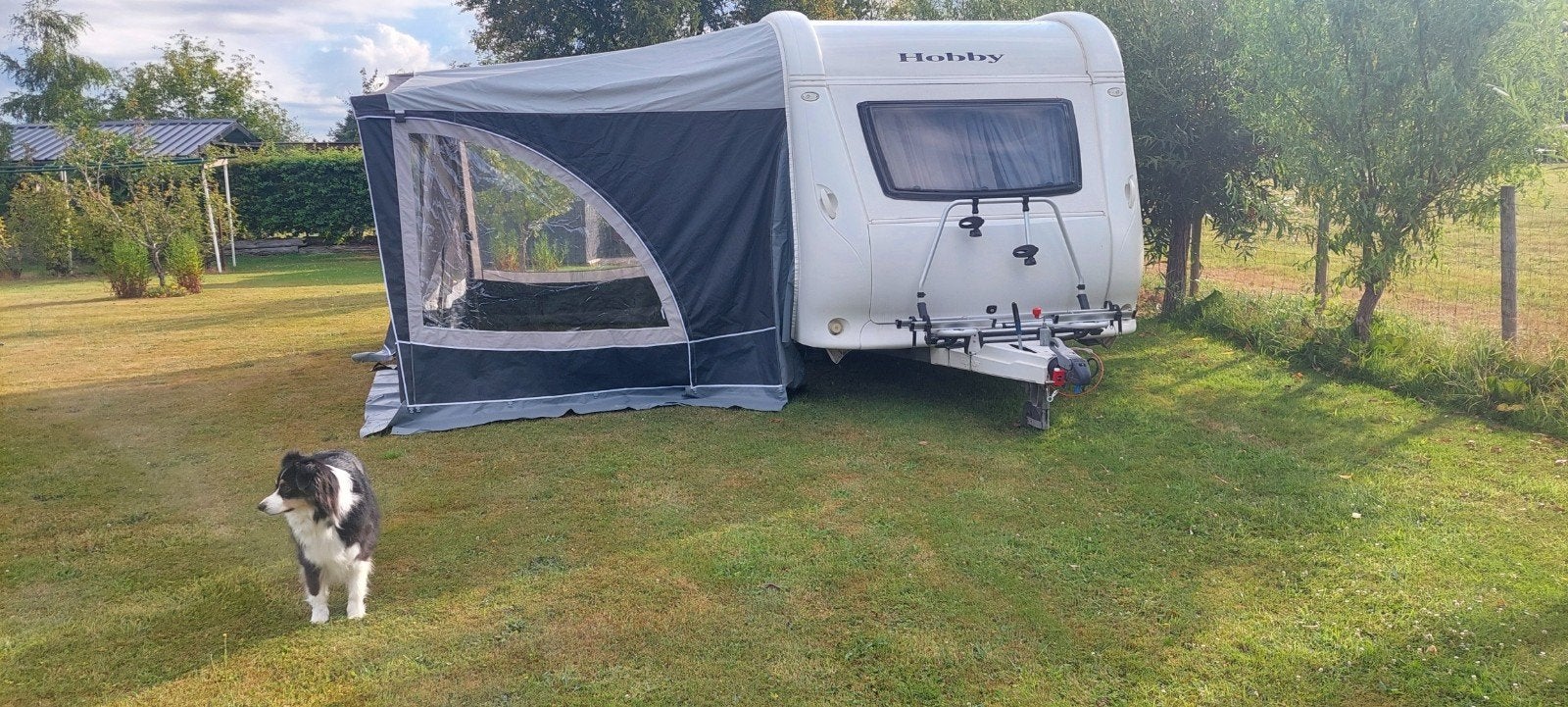 Luxe caravan Hobby 380 TB, Ophalen