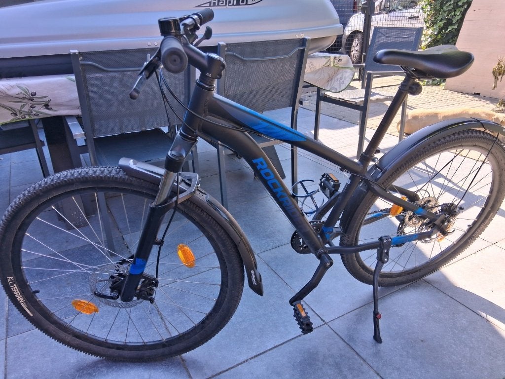 Fiets rockrider 120 27,5inch 9 versnellingen, Versnellingen, Zo goed als nieuw, Rockrider (Decathlon), Schijfrem