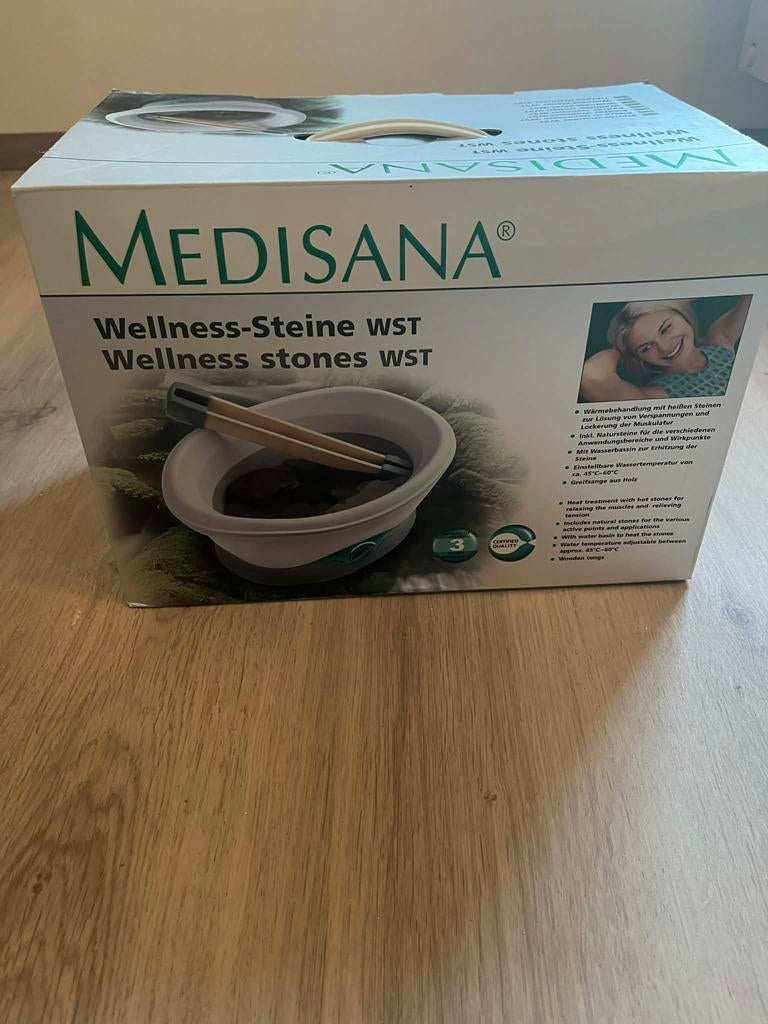 Massage aux pierres chaudes - Medisana, Sports & Fitness, Produits de santé, Wellness & Bien-être, Comme neuf, Enlèvement