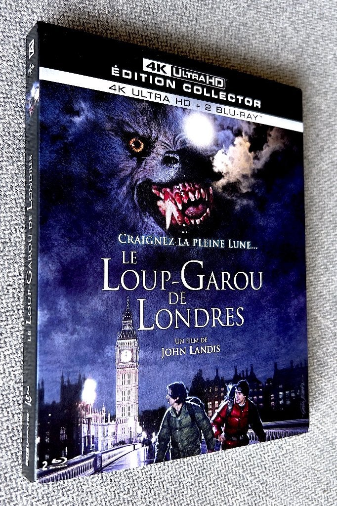 LE LOUP-GAROU DE LONDRES // 4KUHD / Éd.Collector // 3 BLURAY, Avec suppléments, Enlèvement ou Envoi, Horreur, Film