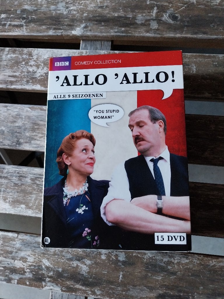 15 dvd's Allo Allo alle 9 seizoenen, Ophalen of Verzenden, Gebruikt, Komedie