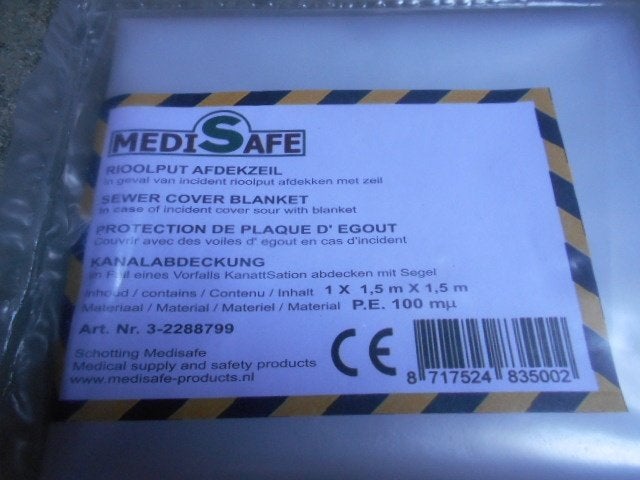 Nouveau réseau d'égouts de 1,50 m x 1,50 m, Enlèvement ou Envoi, Neuf