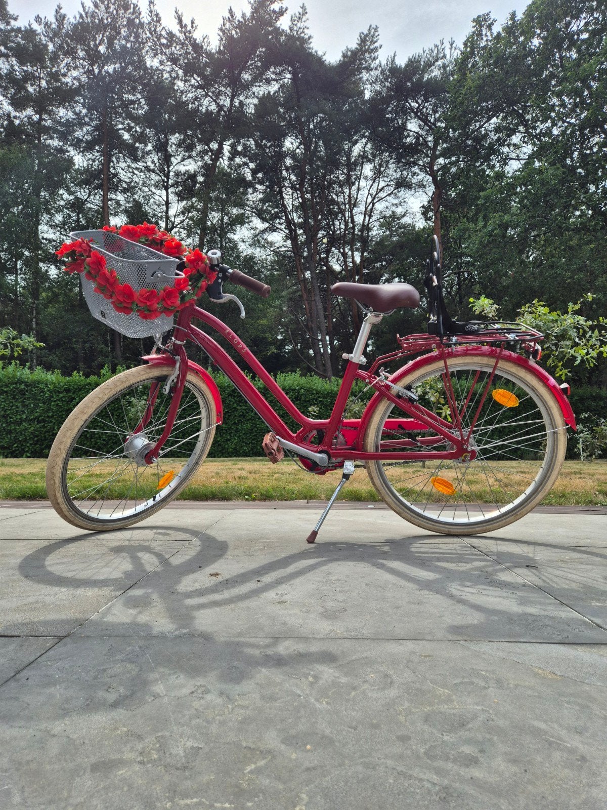 Fiets meisje 24inch Elops, Vitesses, Elops ( Decathlon ), Comme neuf, Enlèvement
