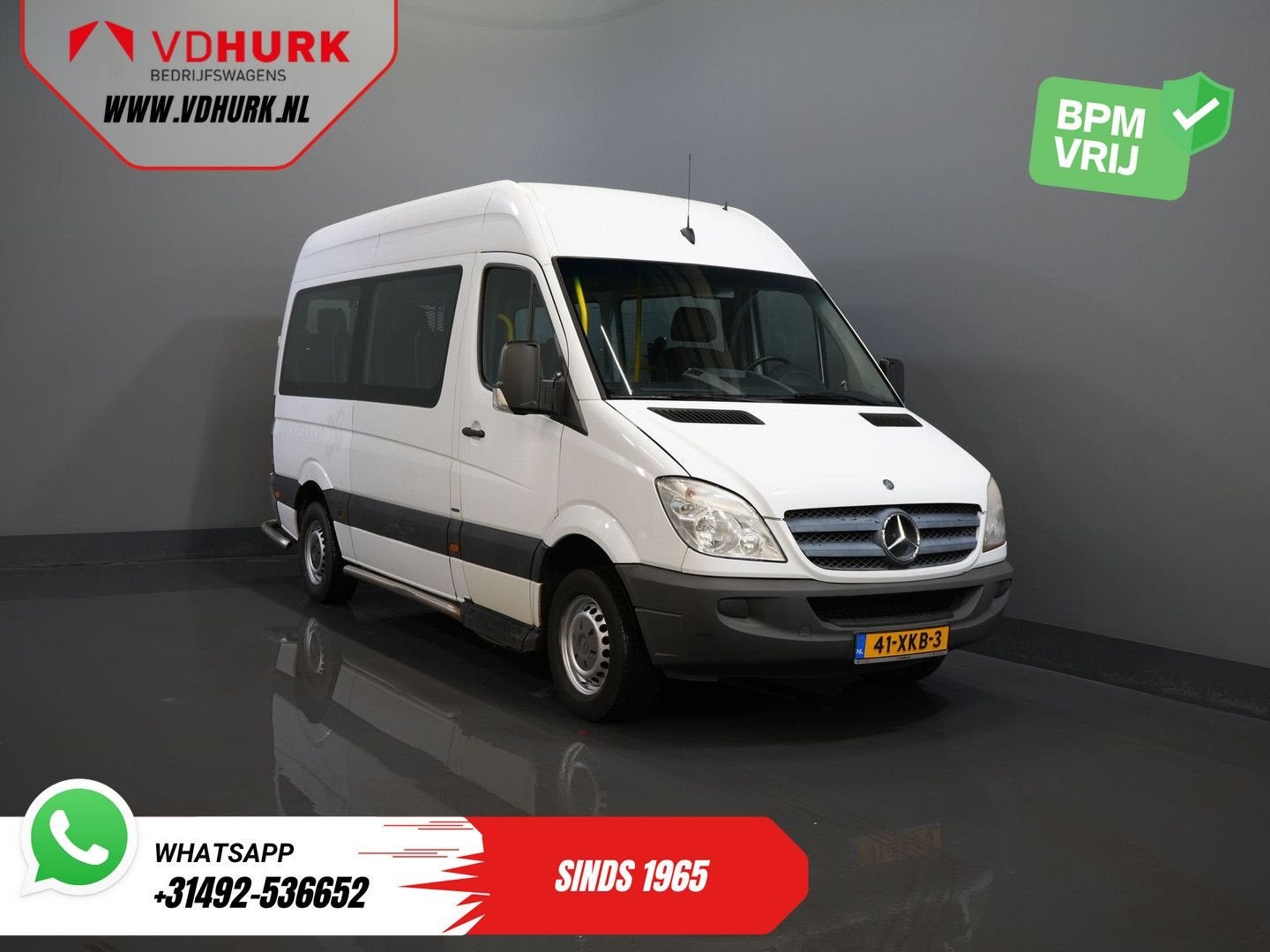 Mercedes-Benz Sprinter 313 2.2 CDI L2H2 €8.772 Incl. BTW EXP, 207 g/km, Airconditioning, Wit, Mercedes-Benz