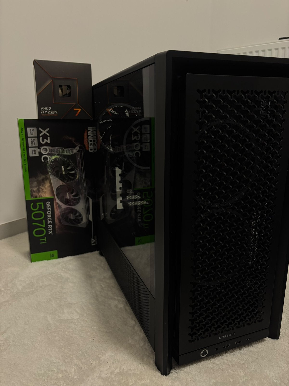 PC Gamer Rtx 5070Tİ Ryzen 7, Informatique & Logiciels, Enlèvement, Comme neuf, SSD