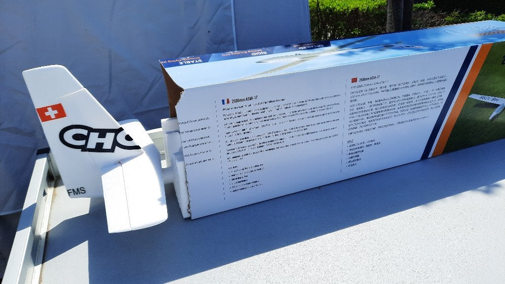 FMS ASW 17 2500mm, Hobby & Loisirs créatifs, Modélisme | Radiocommandé & Téléguidé | Avions, Enlèvement, Neuf, Électro, RTF (Ready to Fly)