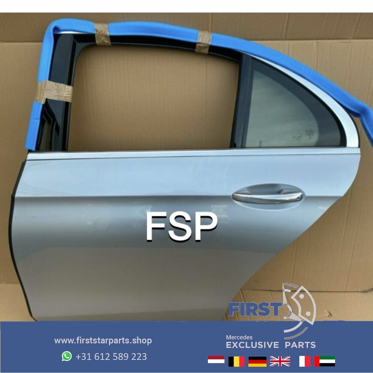 W213 deur portier compleet linksachter Mercedes E Klasse LIN, Gebruikt, -, Deur, Ophalen of Verzenden