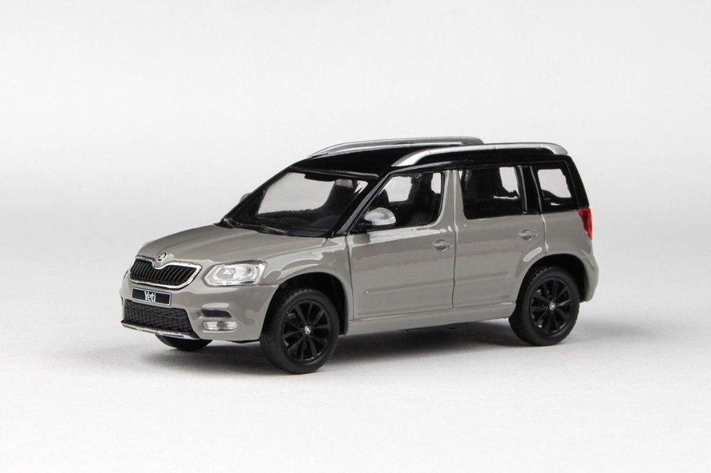 Schaalmodel Skoda Yeti 2013 mat bruin metallic, Hobby en Vrije tijd, Modelauto's | Overige schalen, Nieuw, Auto, Ophalen of Verzenden