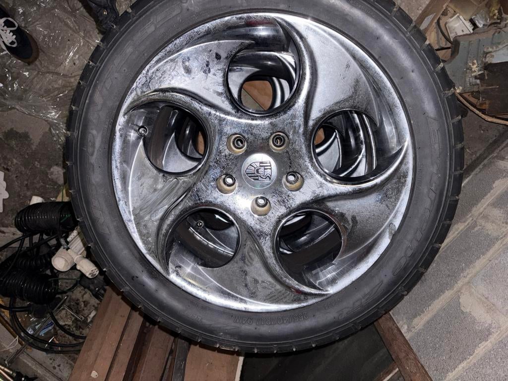 17inch chrome velgen tekoop, Motoren, Tuning en Styling, Ophalen