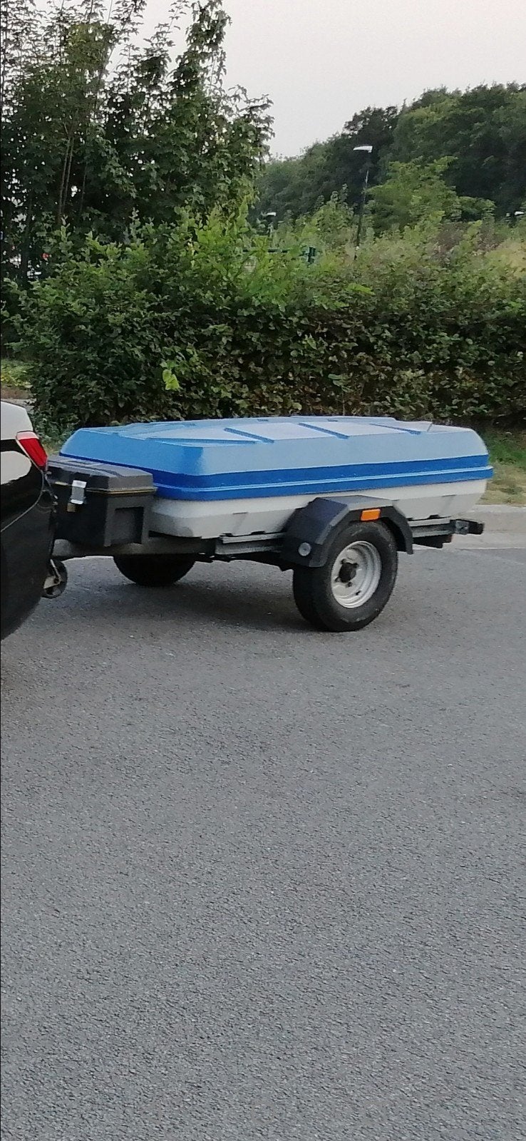 Bagage aanhangwagen, Enlèvement