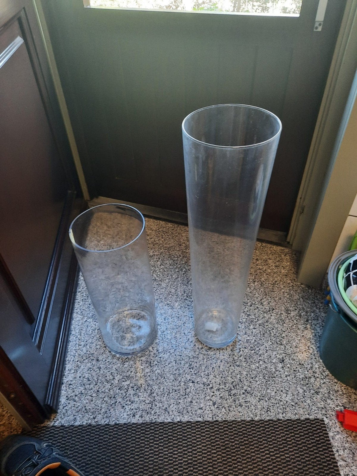 Vases à fleurs en verre, Maison & Meubles, Accessoires pour la Maison | Vases, Enlèvement, Comme neuf, Convient pour fleurs séchées