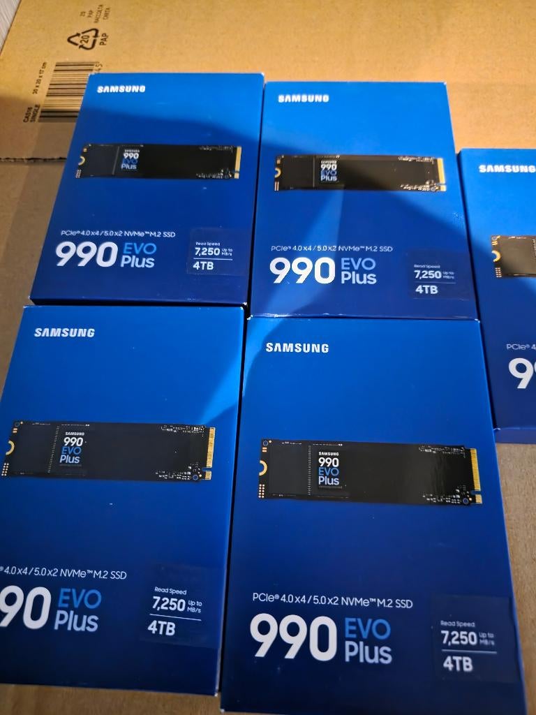 SAMSUNG 990 EVO Plus M.2 Internal SSD - 4 TB, Computers en Software, Harde schijven, Intern, SSD, Nieuw, Ophalen of Verzenden