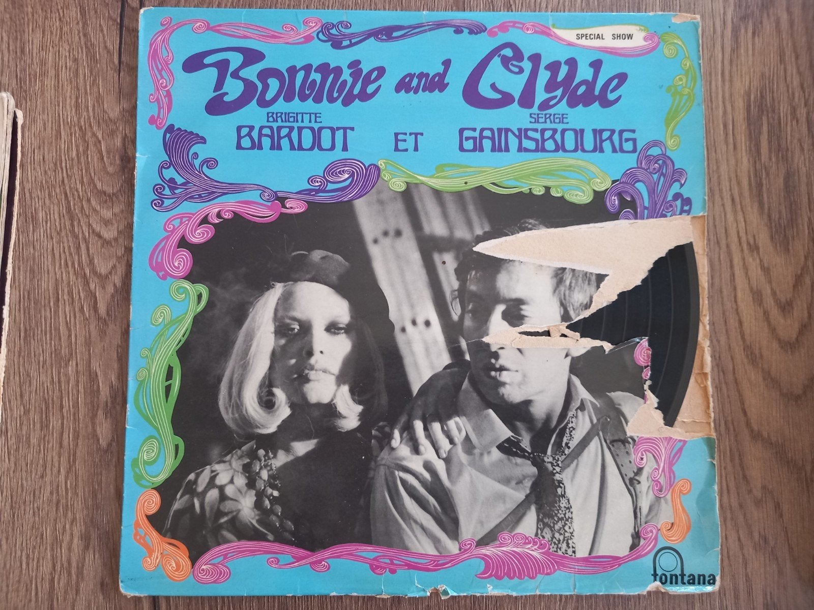 Vinyl LP Brigitte Bardot Serge Gainsbourg Bonnie and, LP, Gebruikt, Ophalen of Verzenden, 12 inch