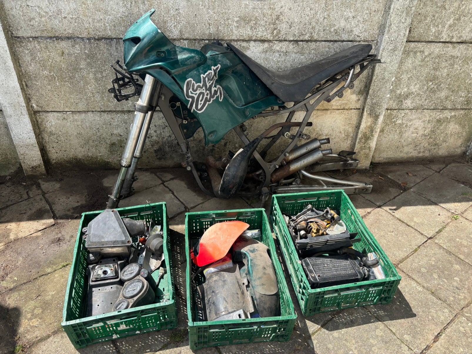 Cagiva supercity, Motoren, Gebruikt, Particulier, 1 cilinder