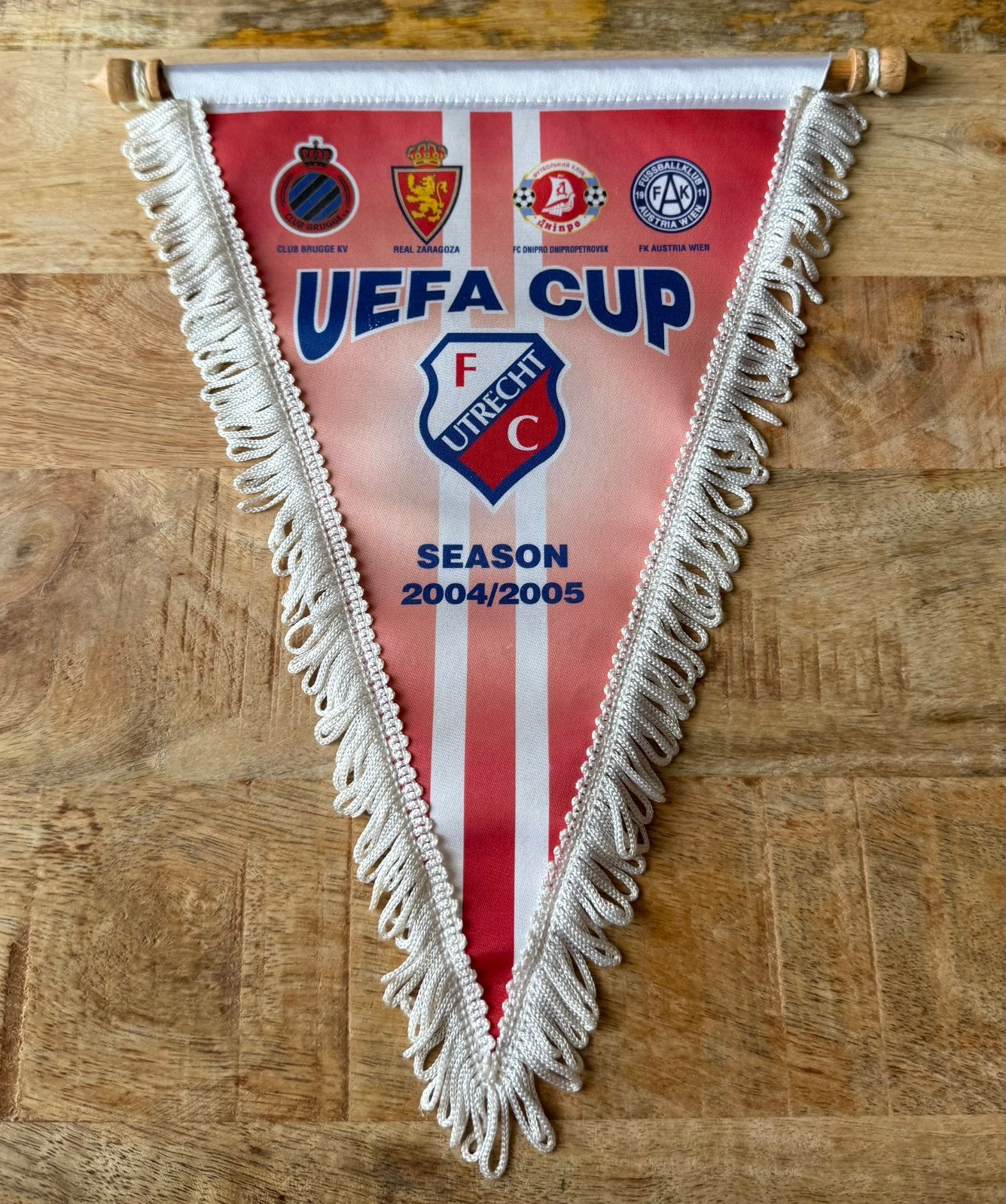 Coupe d'Europe du Pennant Club Bruges 2004/2005, Divers, Drapeaux & Banderoles, Enlèvement ou Envoi, Comme neuf