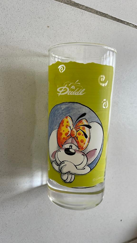 Verre à limonade Diddl, Collections, Enlèvement ou Envoi, Utilisé, Verre à soda