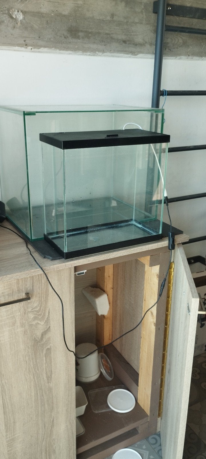 klein aquarium, Ophalen of Verzenden