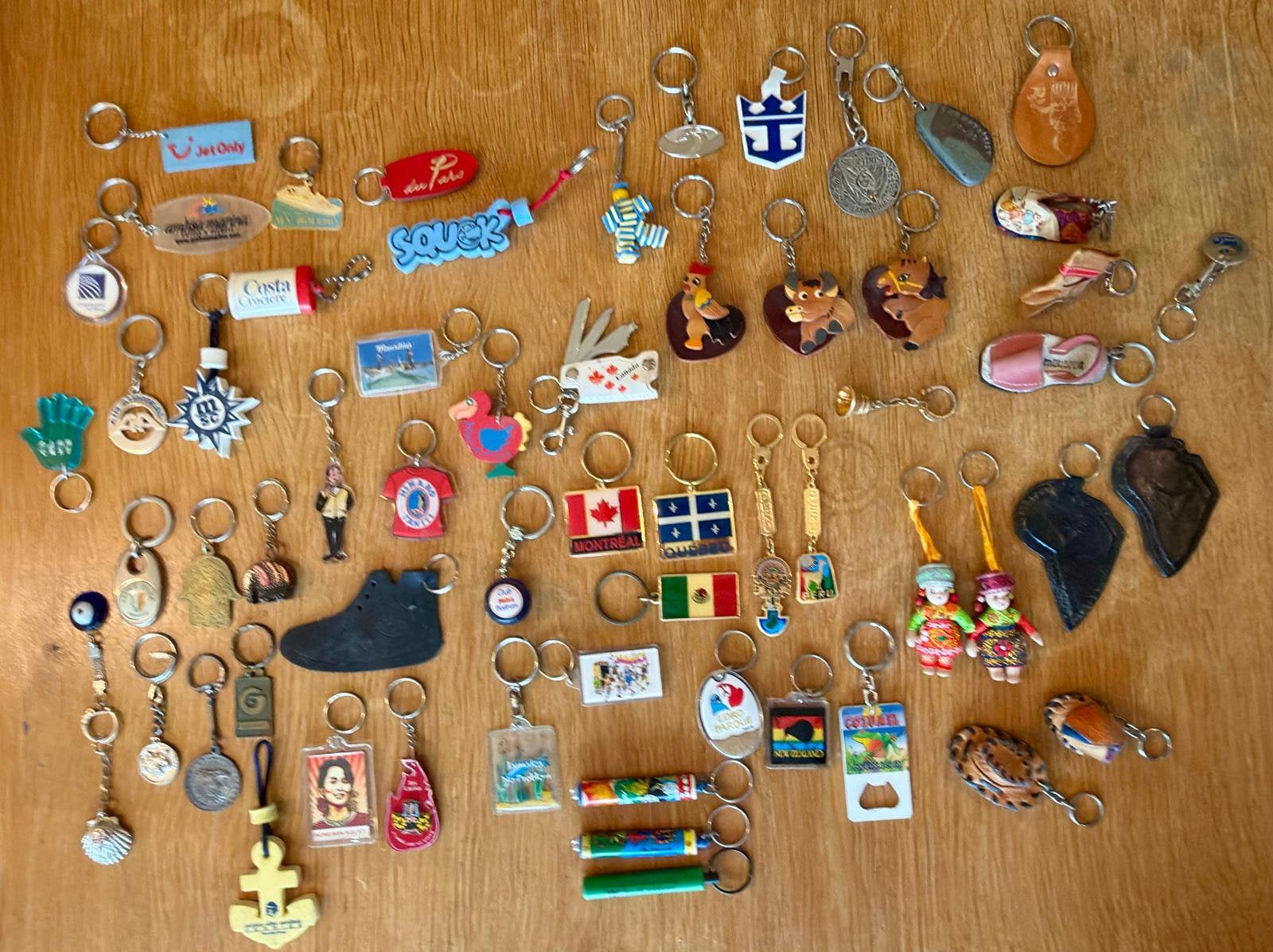 Lot de porte clés, Enlèvement ou Envoi, Utilisé, Figurine