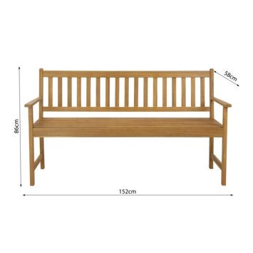 Banc en bois, Enlèvement, Neuf, Bois