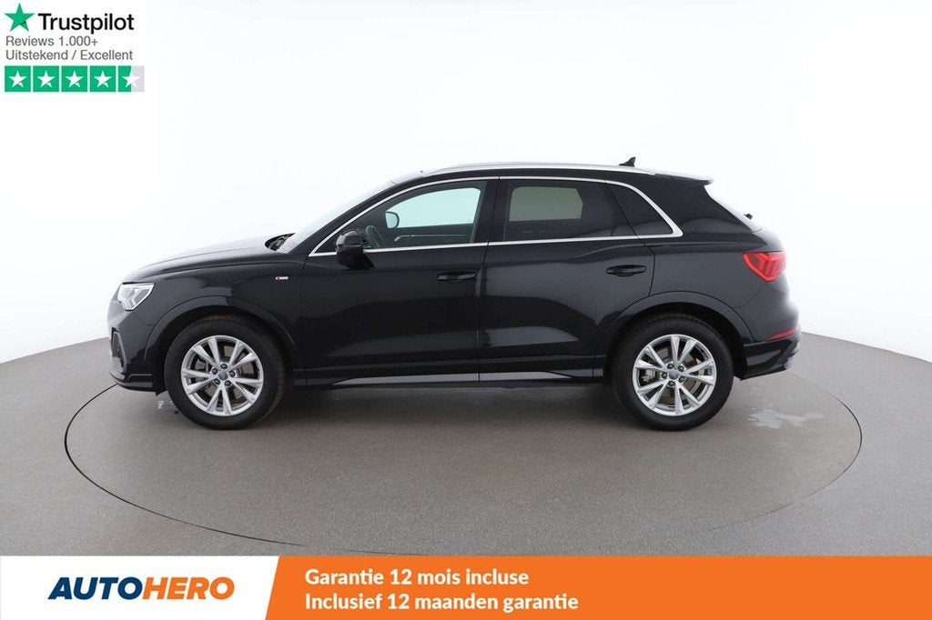 Audi Q3 40 TFSI S Line quattro (bj 2020, automaat), Auto's, Automaat, Gebruikt, 1984 cc, Zwart
