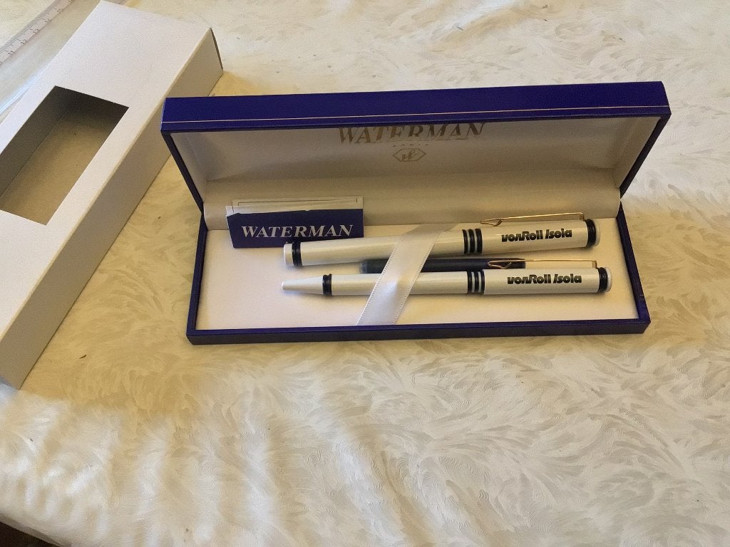 Cassette Waterman Paris avec stylo et stylo-plume, Collections, Enlèvement ou Envoi, Neuf, Stylo, Waterman