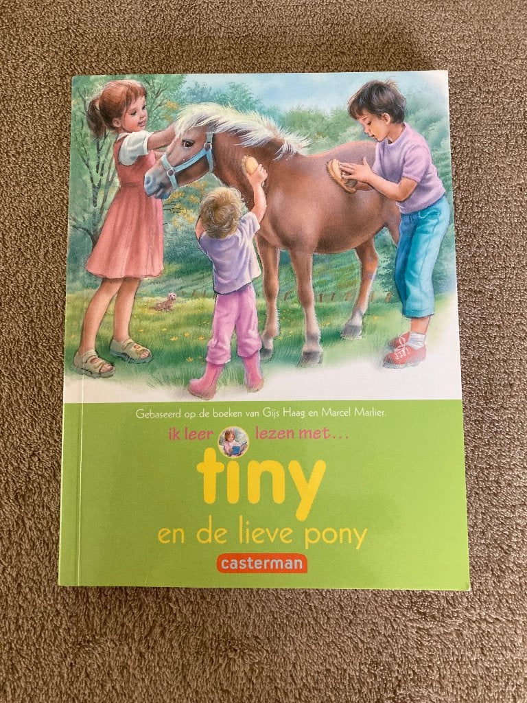 Boek: Ik leer lezen met Tiny en de lieve pony. 1x gelezen, Ophalen of Verzenden, Zo goed als nieuw, Gijs Haag en Marcel Marlier