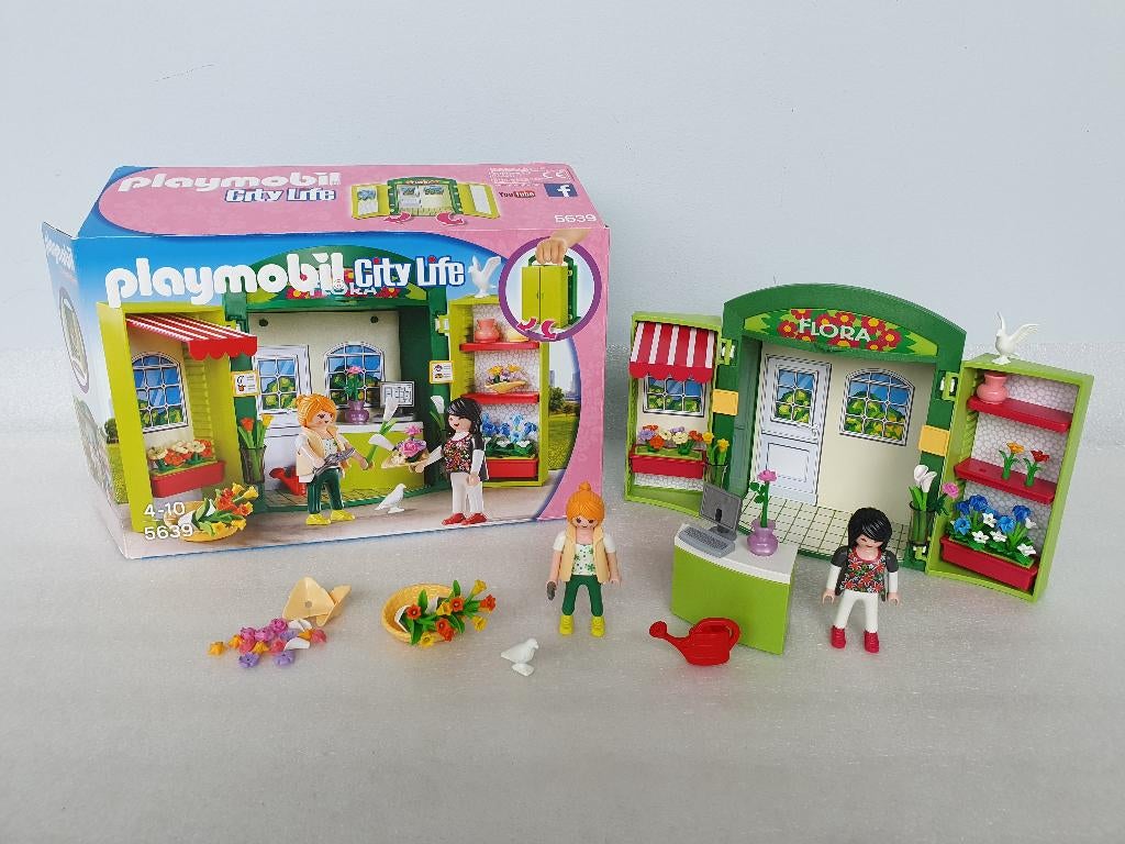 Playmobil 5639: Speelbox Bloemenwinkel, Kinderen en Baby's, Ophalen of Verzenden, Gebruikt