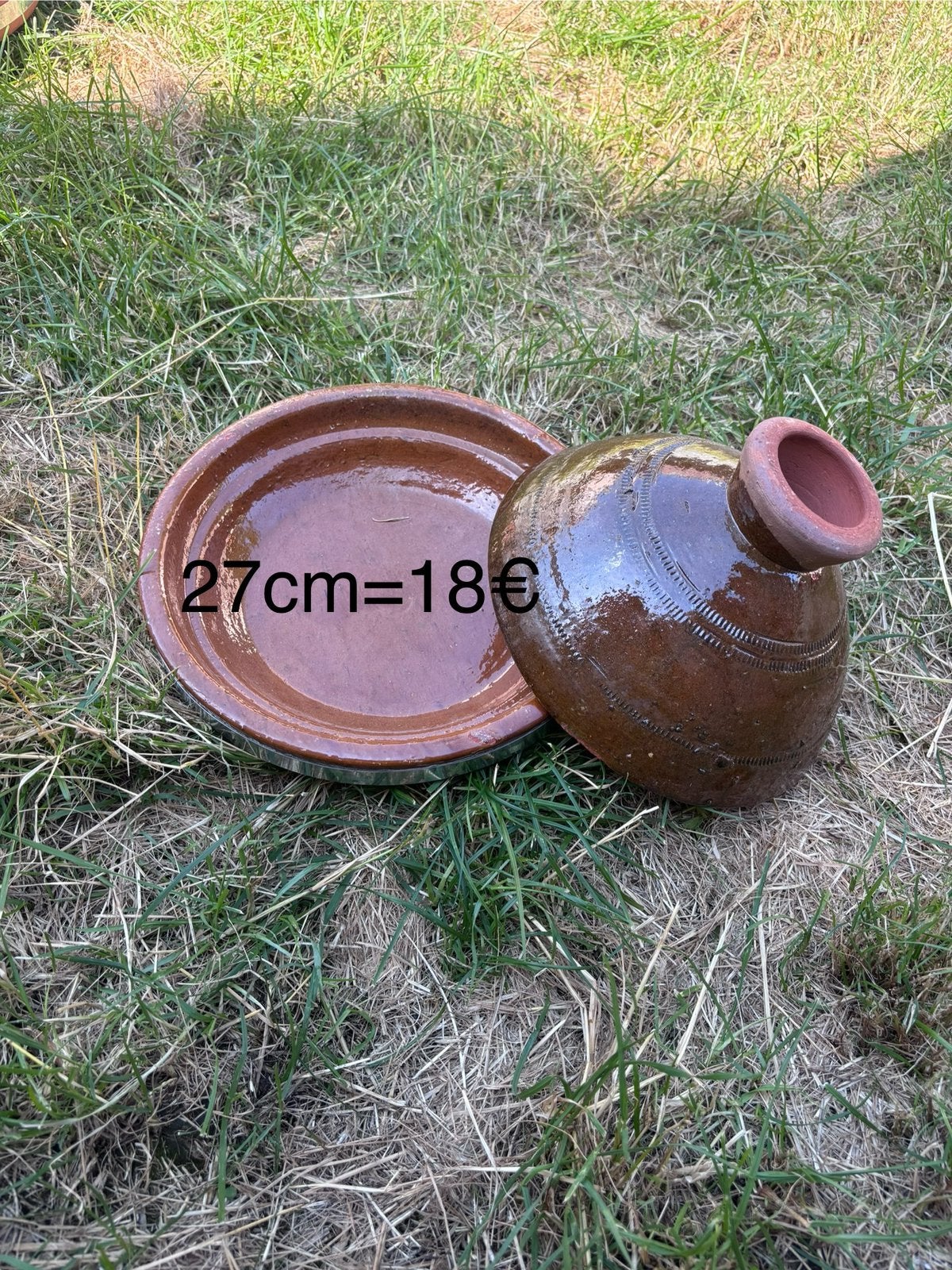 Tajine traditionnel en terre cuite, Enlèvement, Neuf, Tajine