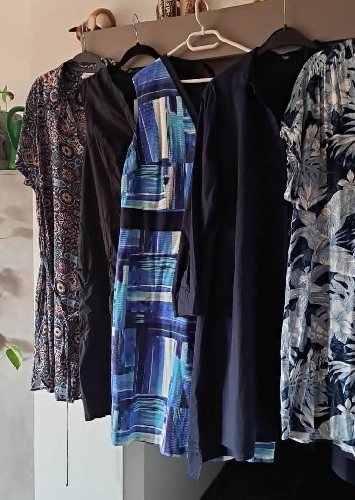 jurk mt 50 en 50+, deels nieuw, MS Mode, Sudio8, Frapp, H&M, Kleding | Dames, Ophalen of Verzenden, Zwart, Jurk