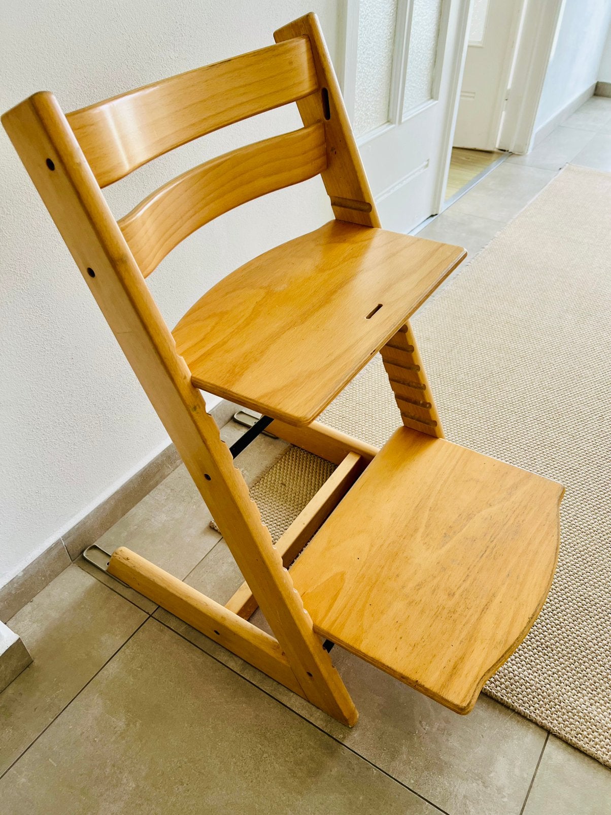 Stokke tripp trapp, Ophalen, Gebruikt, Meegroeistoel, Aanschuifbaar