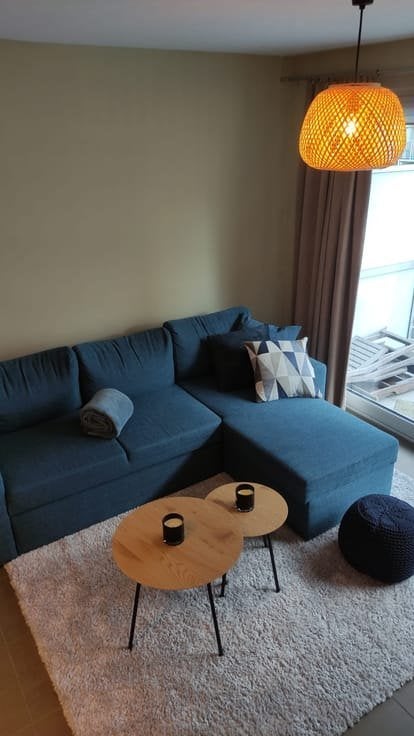 zetelbed, Huis en Inrichting, Ophalen, Gebruikt, Blauw