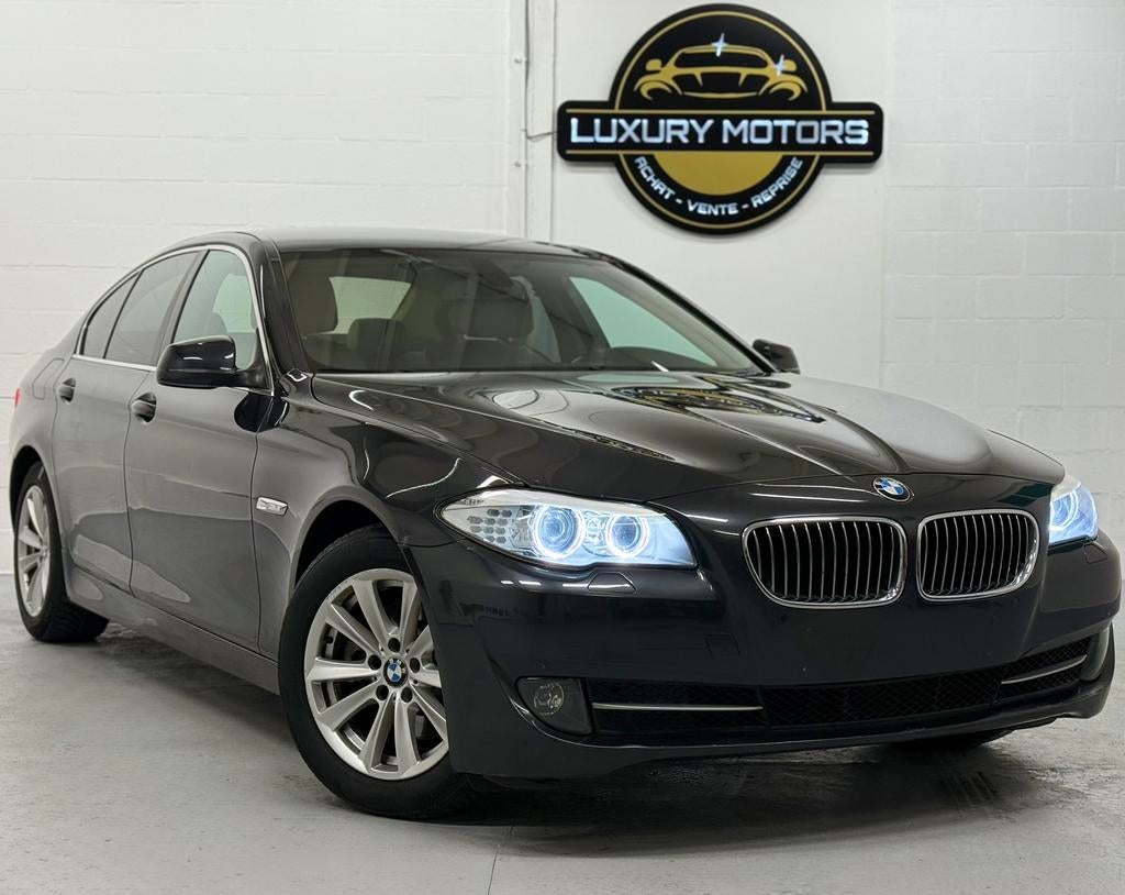 BMW F10 520dA boîte automatique prête a immatriculé, Autos, Euro 5, Commande vocale, Entreprise, 4 cylindres