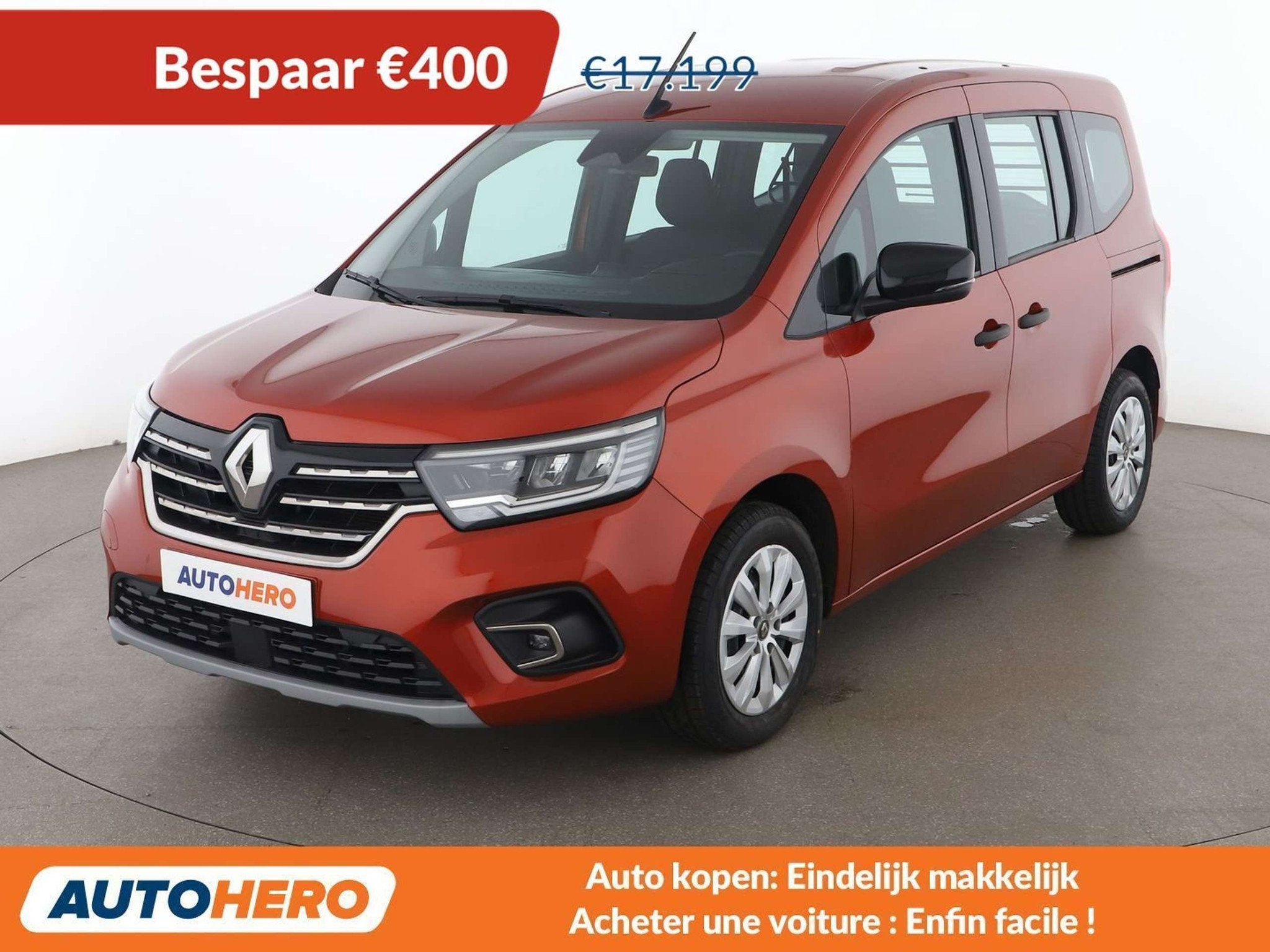 Renault Kangoo 1.3 TCe Edition ONE, Autos, Rouge, Achat, 5 portes, 5 places