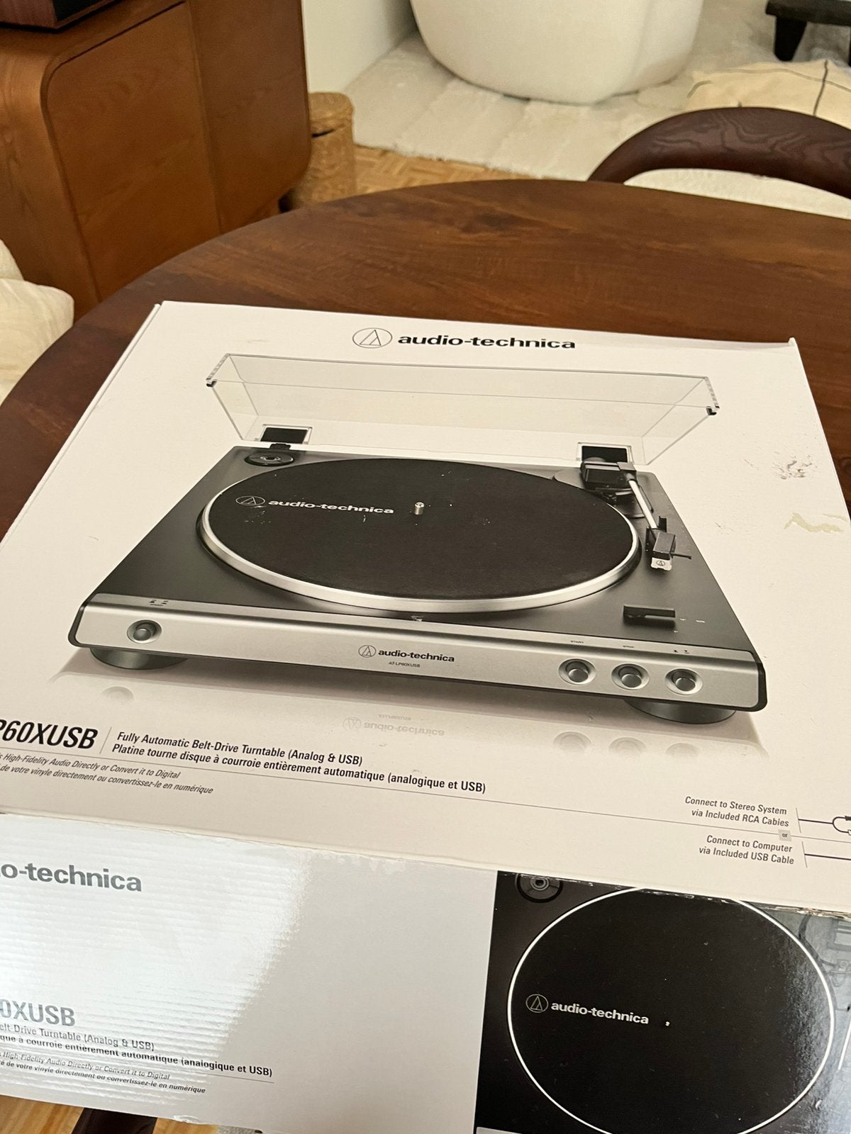 Tourne-disque AUDIO TECHNICA, Audio, Tv en Foto, Ophalen, Nieuw, Platenspeler, Overige merken