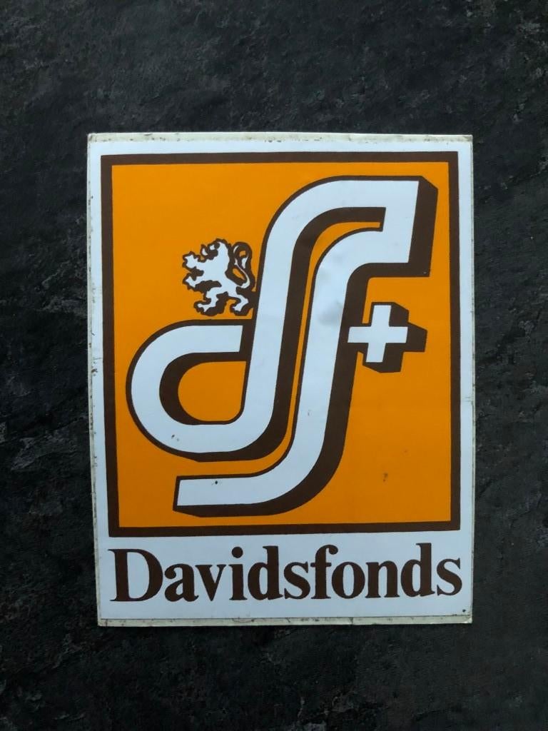 Sticker Davidsfonds, Ophalen of Verzenden