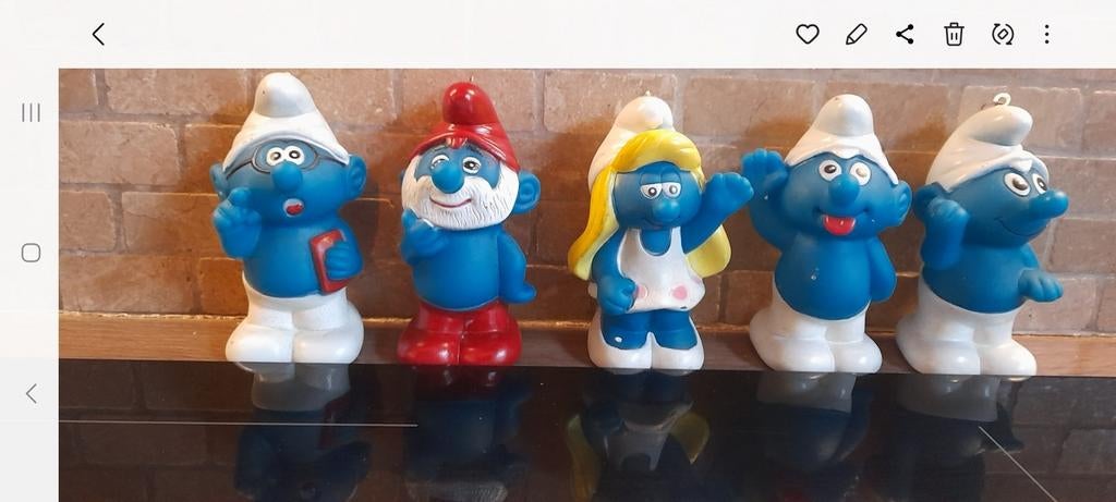 Smurfen piepers 10 cm, Verzamelen, Smurfen, Ophalen of Verzenden