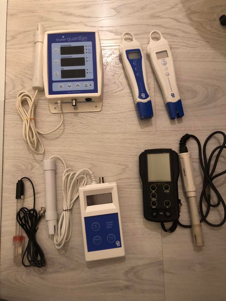 Bluelab combo ph ec meter kweekspullen nieuw ph sensor, Ophalen, Zo goed als nieuw