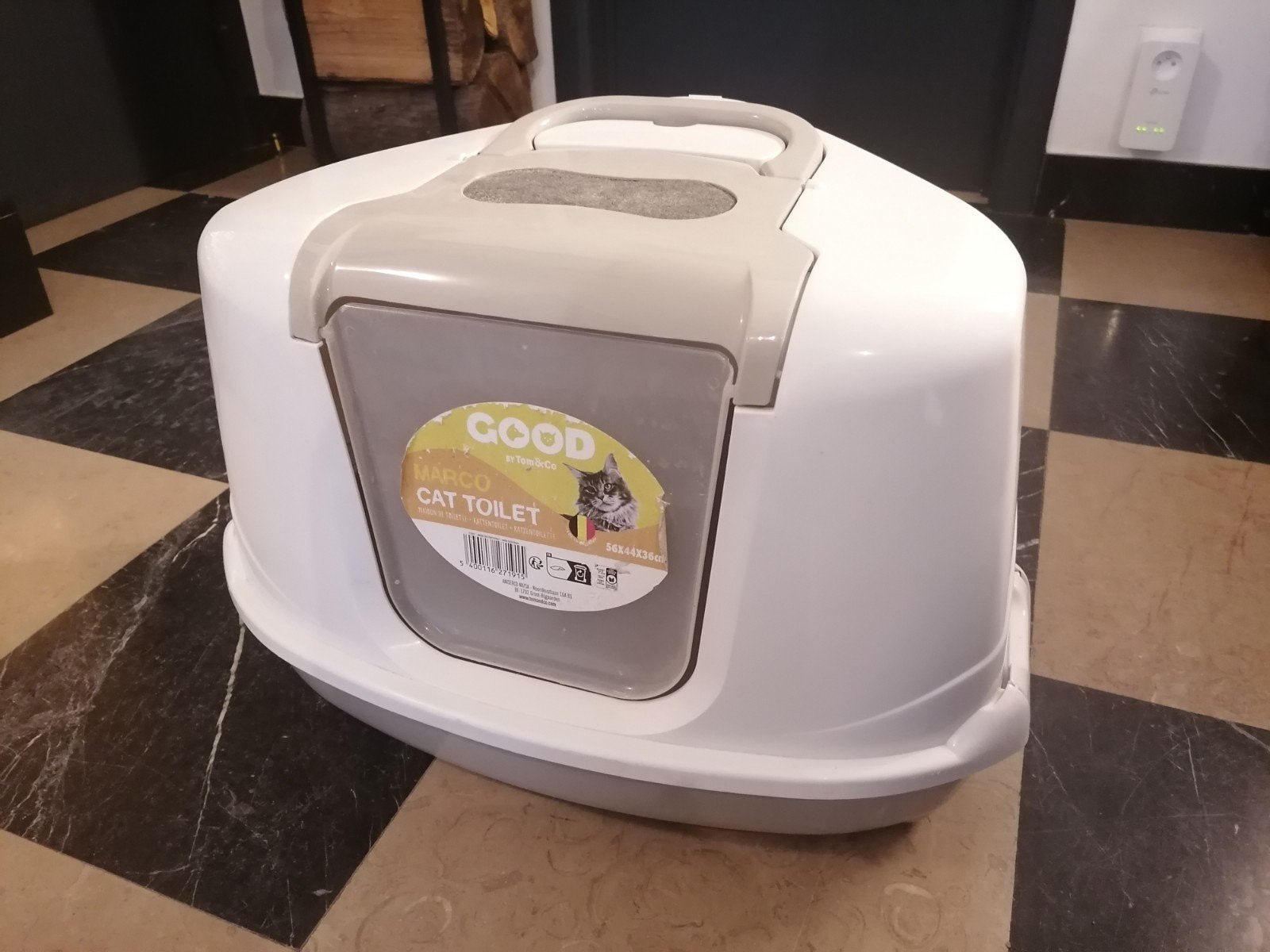 Bac litière pour chat, en coin., Animaux & Accessoires, Enlèvement