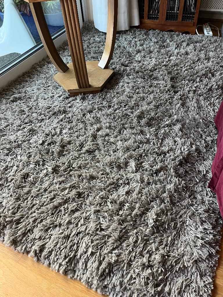 Tapis gris IKEA, Enlèvement, Utilisé