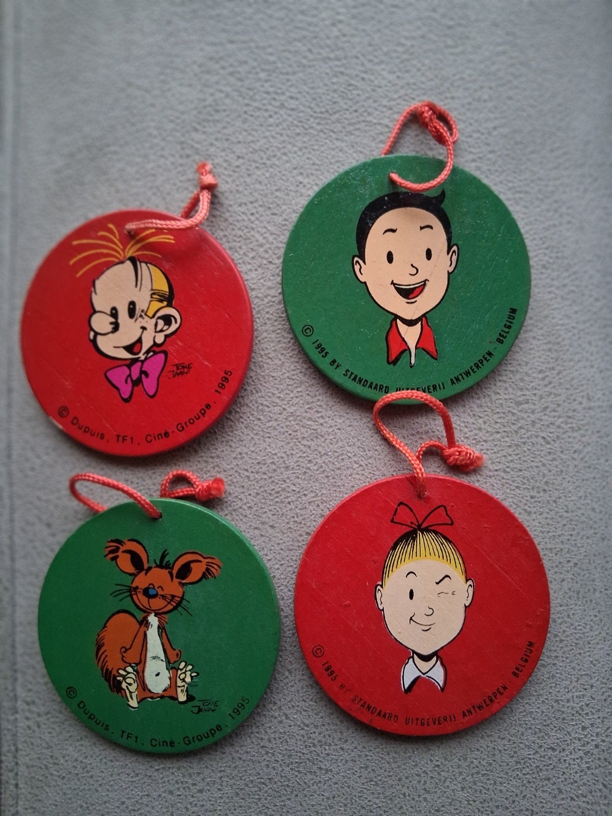 kerstversiering Suske en Wiske en Gust Flater, Ophalen of Verzenden, Suske en Wiske