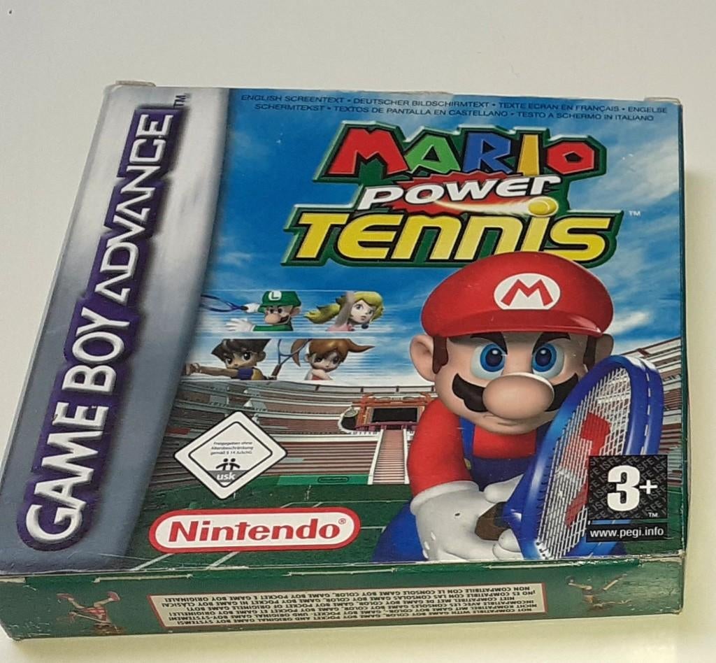 retro spel Game Boy Advance Mario power tennis 2005, Neuf, Enlèvement ou Envoi, 1 joueur, À partir de 3 ans