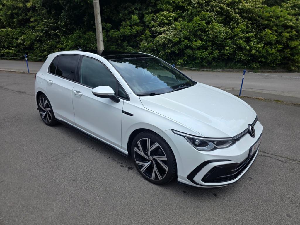 GOLF r Line 2021, Auto's, Wit, Dealer onderhouden, Adaptieve lichten, Te koop