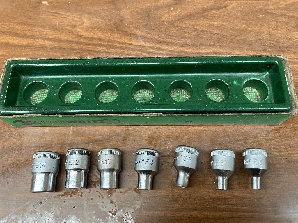 Stahlwille E-Torx doppenset E5–E14 – professionele kwaliteit, Ophalen, Zo goed als nieuw