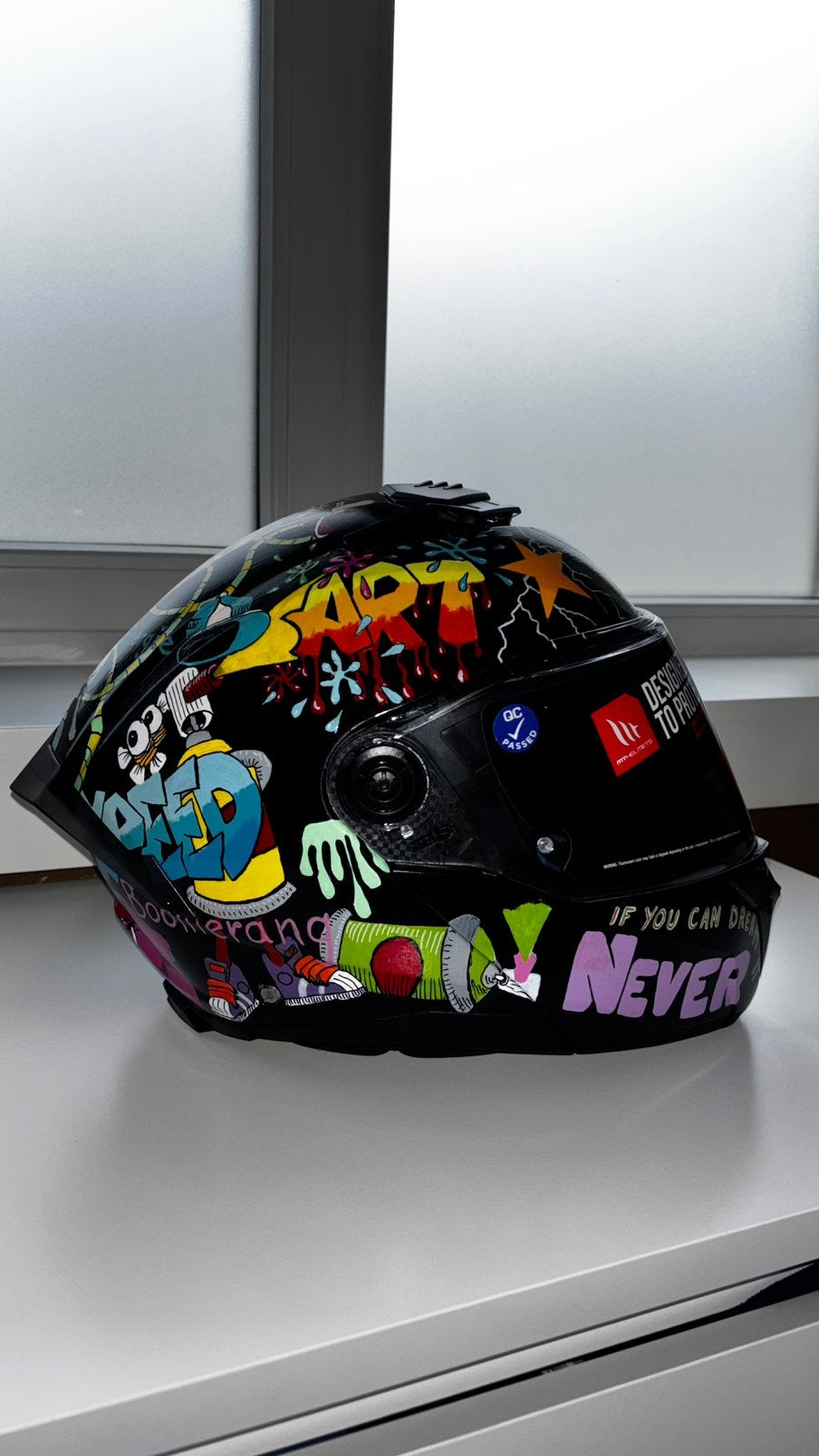 Betekende motor helm van ludo modelo, Motoren, Ophalen, Nieuw zonder kaartje, Dames, Overige typen