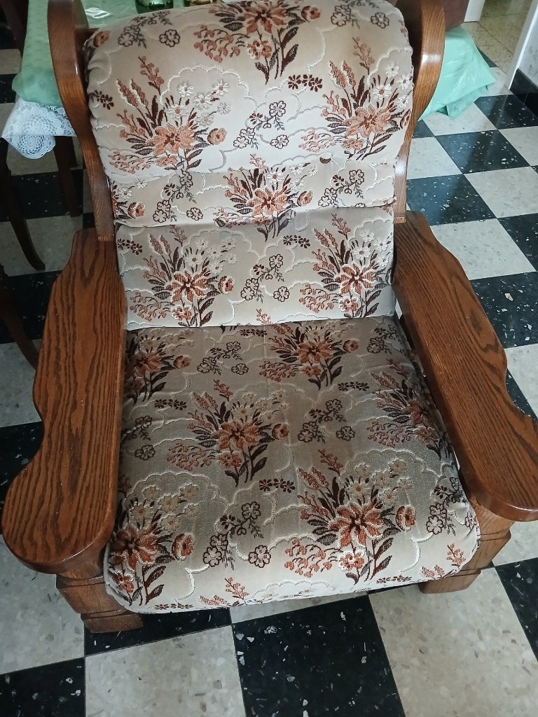 Fauteuil, Enlèvement, Utilisé, Bois