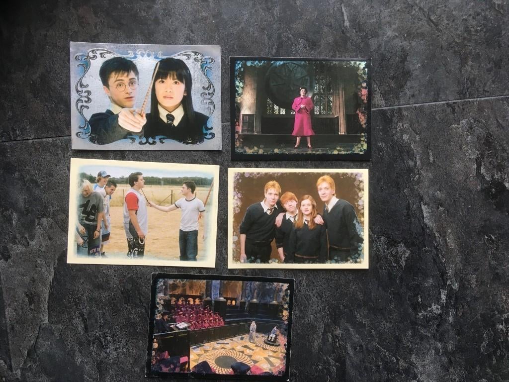 5 autocollants Panini Harry Potter n 2, 49, 145, 157 et 201, Collections, Enlèvement ou Envoi