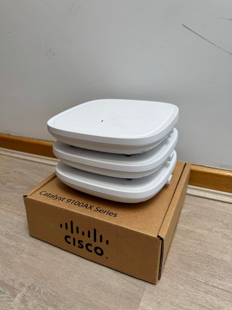 Cisco Catalyst C9120AXI-E Wi-Fi 6 Access Point (3 stuks), Computers en Software, Ophalen of Verzenden, Gebruikt