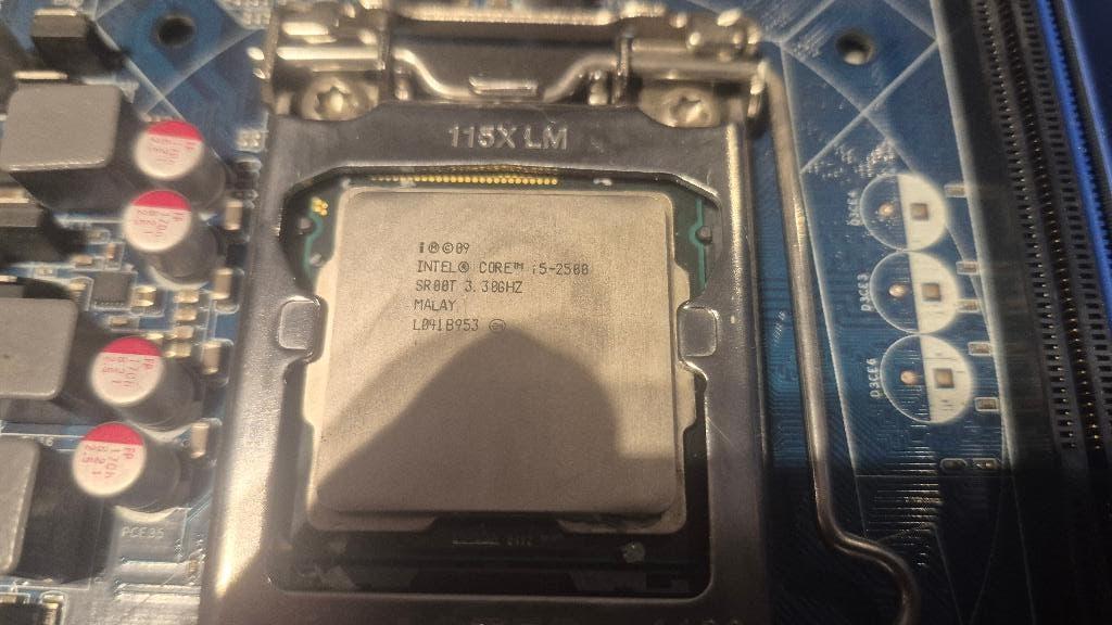 Intel Core i5-2500 + Intel moederbord + 4gb DDR3 + 32gb DDR3, Ophalen, Gebruikt, Intel, Intel Core i5